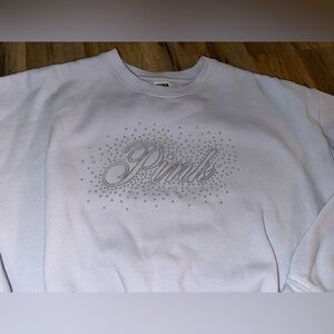 Light blue PINK sweatshirt